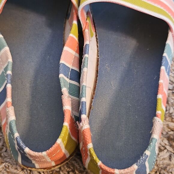 Coach MargaretStriped Espadrille Flats Size 6.5 - Picture 4 of 7